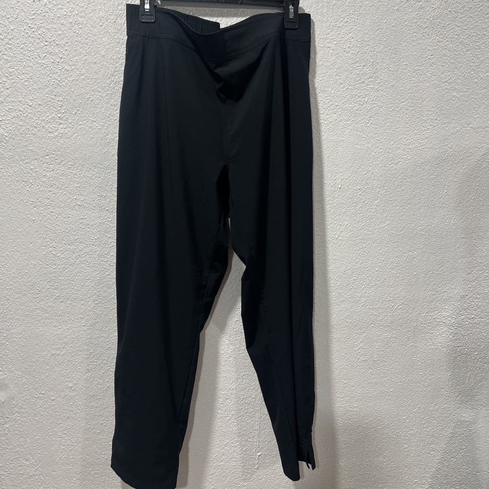 Eddie Bauer Traveler Ankle Pant Womens Size XXL PullOn Lightweight Pockets Black